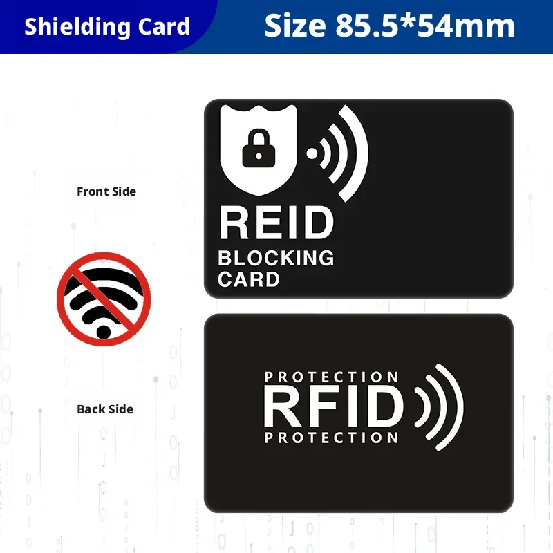 RFID Blocking Credit Card Protector NFC Theft Shield Wallet ID Passport Guard Debit Card Protective Sleeve
