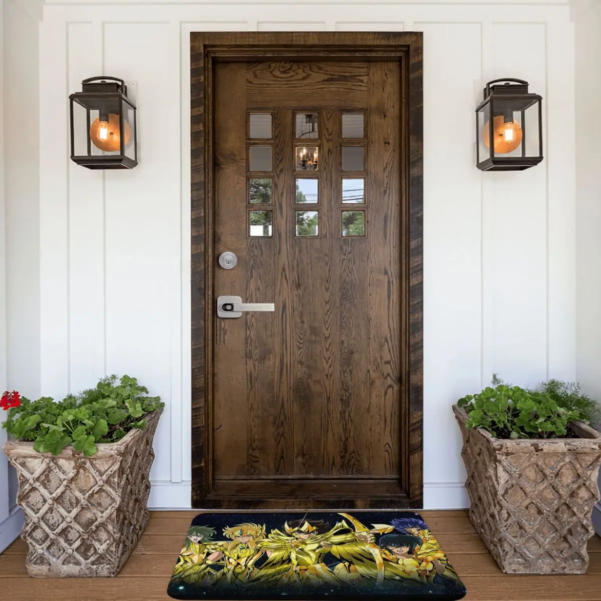 Knights Of The Zodiac Chevaliers Du Zodiaque Doormat Rug Carpet Mat Footpad Cushion Front Room Corridor Kitchen Bedroom Balcony