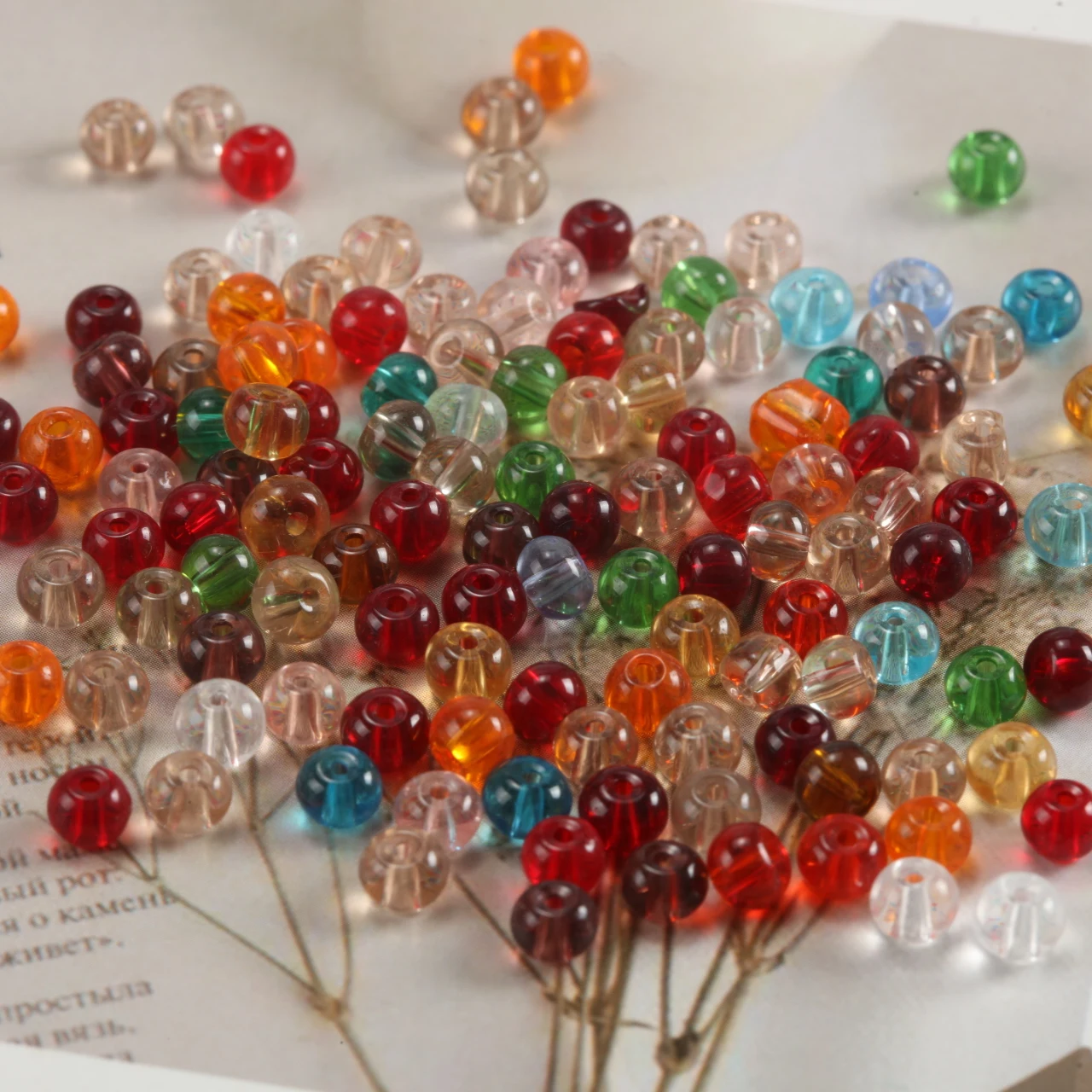 Mixed Color Glass Round Seed Beads 3/4/5mm Loose Beads For Making Necklace Bracelets Needlework Handicraft DIY Accessories