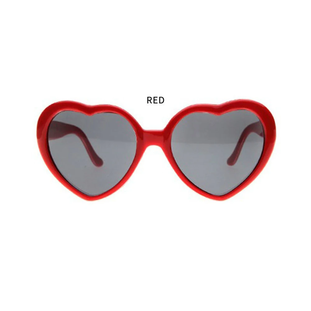 New Gifts Long-lasting Heart-shaped Special Effect Glasses Heart Diffraction Glasses Lights Become Love Image