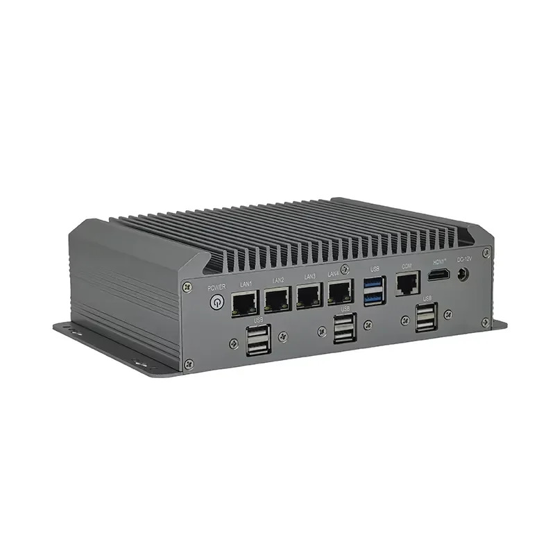 2026  POE Solution M690PE Mini Computer 3*LAN or 4*LAN 2.5G Network POE 48V Phoenix Terminal 4K Display 3*COM PC