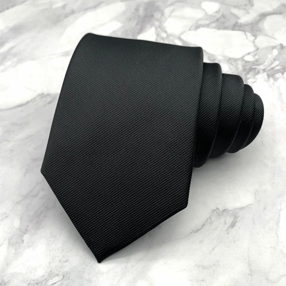 الكلاسيكية بلون أسود ربطة العنق الأزهار المشارب الرجال ربطة العنق قابل للتعديل الجاكار الرجعية Cravat قميص #2