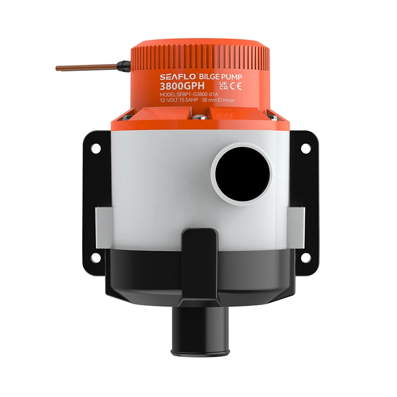

STLF 15.5A General Purpose Water Pump 3800GPH 12V Washdown Livewell Boat Marine