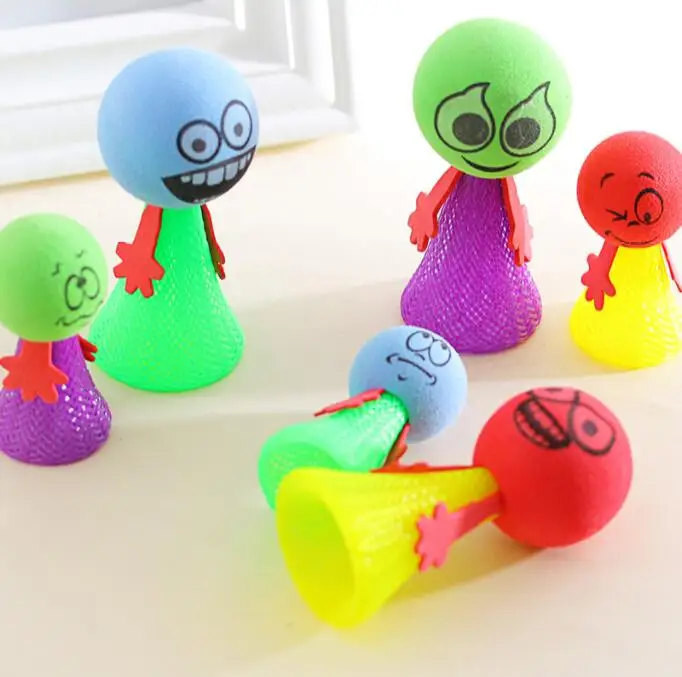 

1PCS 2022 65mm H Jumping Dolls Kids Bouncing Spring Stress Relief Toys Education Push N Down Jump Man for Children Novelty Funny