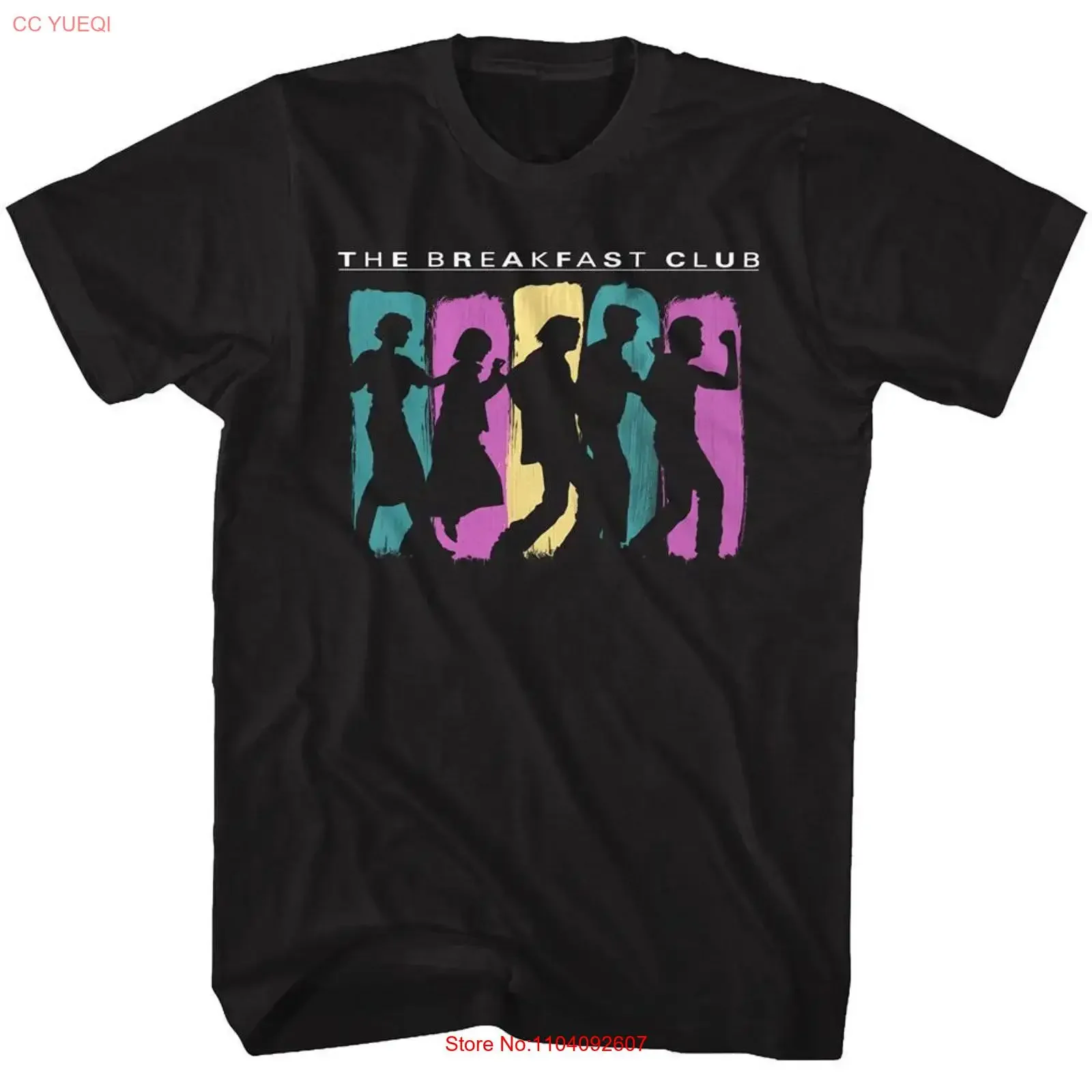Breakfast Club Breakdance Black Adult T Shirt vintage Washed Soft Stylish Comfortable streetwear Casual Slightly Unisex homme