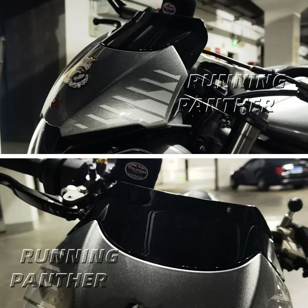 Nuova Moto Parabrezza Spoiler Parabrezza Deflettore Per Triumph Street Triple S 660 765R 765S 765RS 765 SR RS 2022 2021 2020