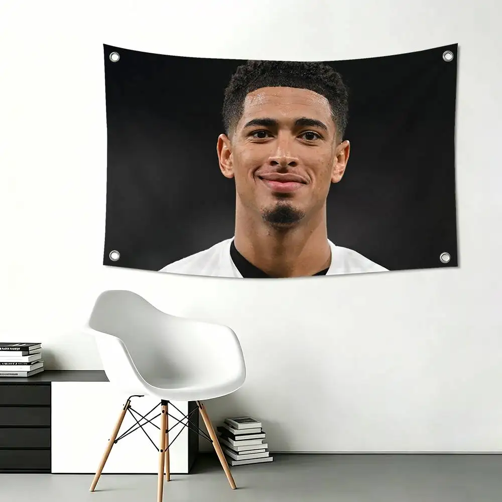 Football J-Jude B-Bellinghams Flags Wall Hanging Tapestry Outdoor Garage Room Decorative flag Background Blanket