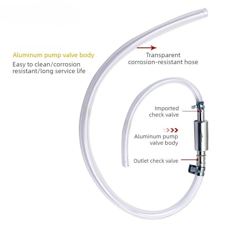 Universal Brake Bleeder Release Device Hose Leak-Proof Exhaust Tube Pumping Oil Kit with One-Way Check Valve for Car &Motorcycle view 3