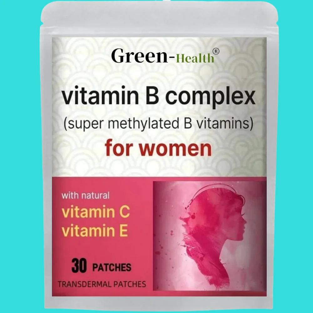 30 Patches Vitamin B Complex Transdermal Patches for Women Immune, Energy