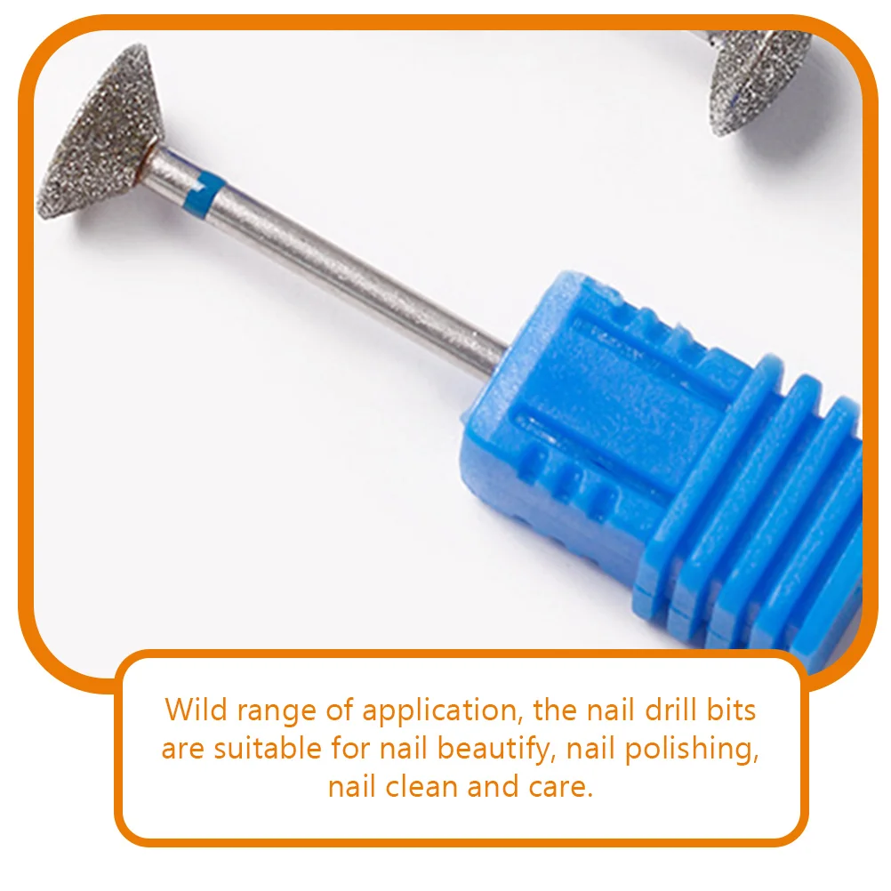 

3 pcs Drill For Acrylic Nails Cuticle Cleaner Bits Manicure Grinding Tools Polish Remove Dead Skin Nail Nail Bits For