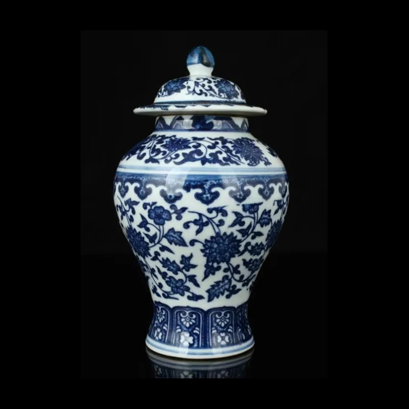 Exquisite Chinese Classical Collectible Old Handwork Blue and White Porcelain Jar / Pot