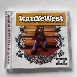 Rap Kanye West Music Record The College Dropout Album Cosplay Music CD Walkman Car Soundtracks Box Party Music Collection Gifts