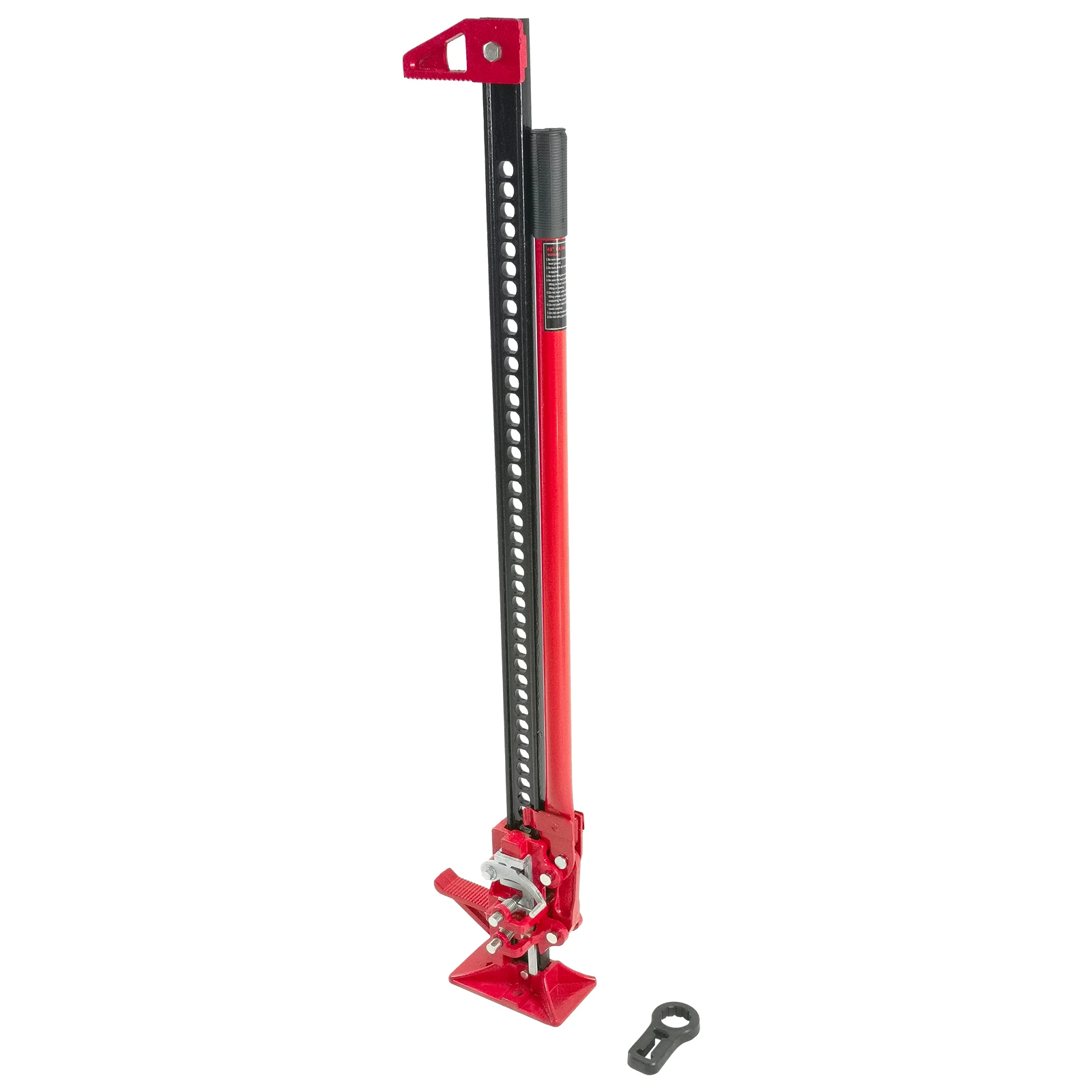 

48" High Lift Ratcheting Off Road Utility Farm Jack, 6000lbs/3Ton Capacity Red