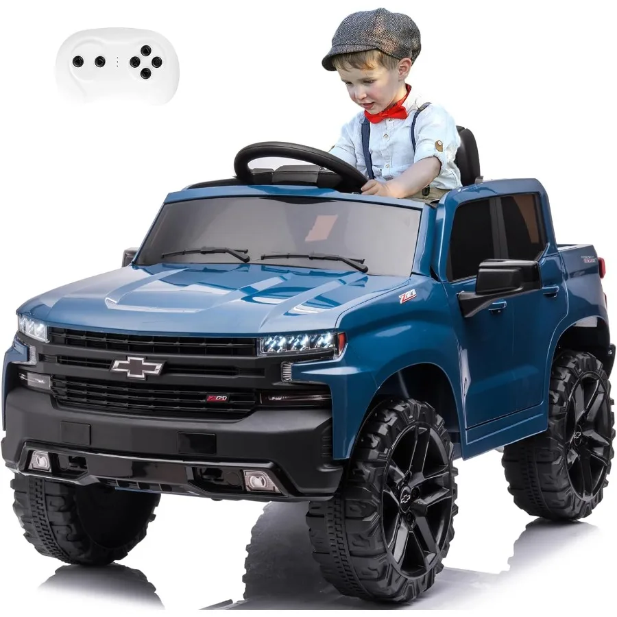 Giro sui veicoli elettrici Camion Car Batteria 12V 4 Macchinine giocattolo con ruote motrici per bambini di età 1-3-5-8 anni per guidare con telecomando