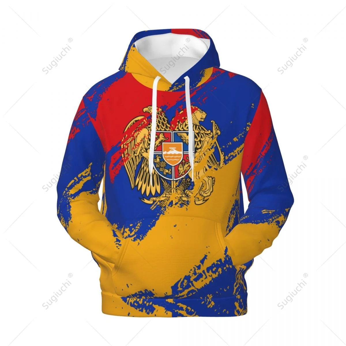 Unisex Armenia Flag Color Hoodie 3D Men Women Harajuku Sweatshirt Pullover Hoodies Polyester Casual