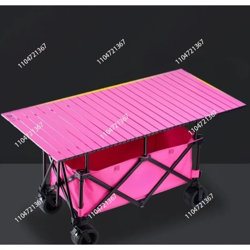 dining cart To the mountain camper plus stall cart trolley folding 1pcs