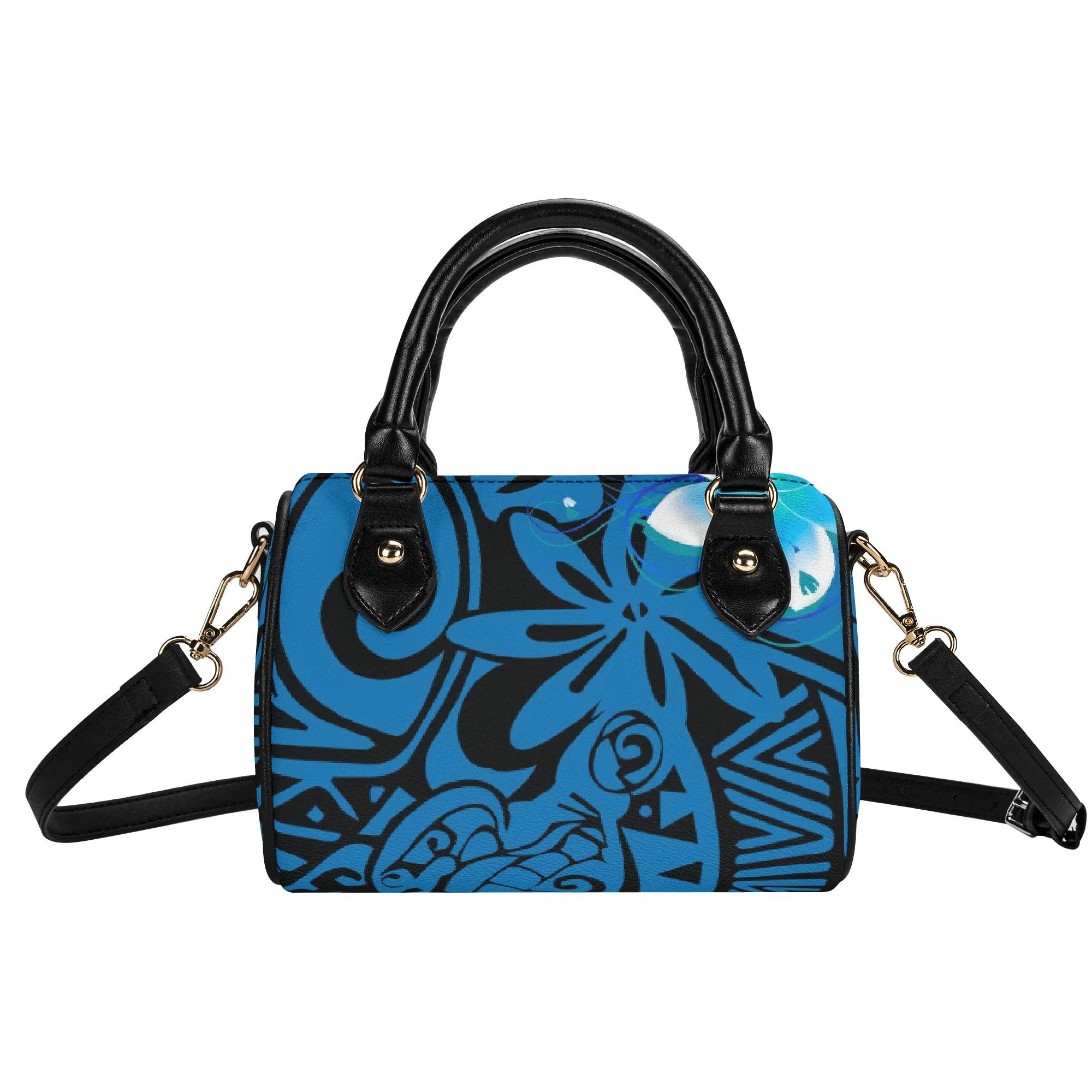 

Polynesian Women'S Handbag Pillow Bag Custom Crossbody Bag Pattern Samoa Hibiscus Pattern Pu Women'S Bag