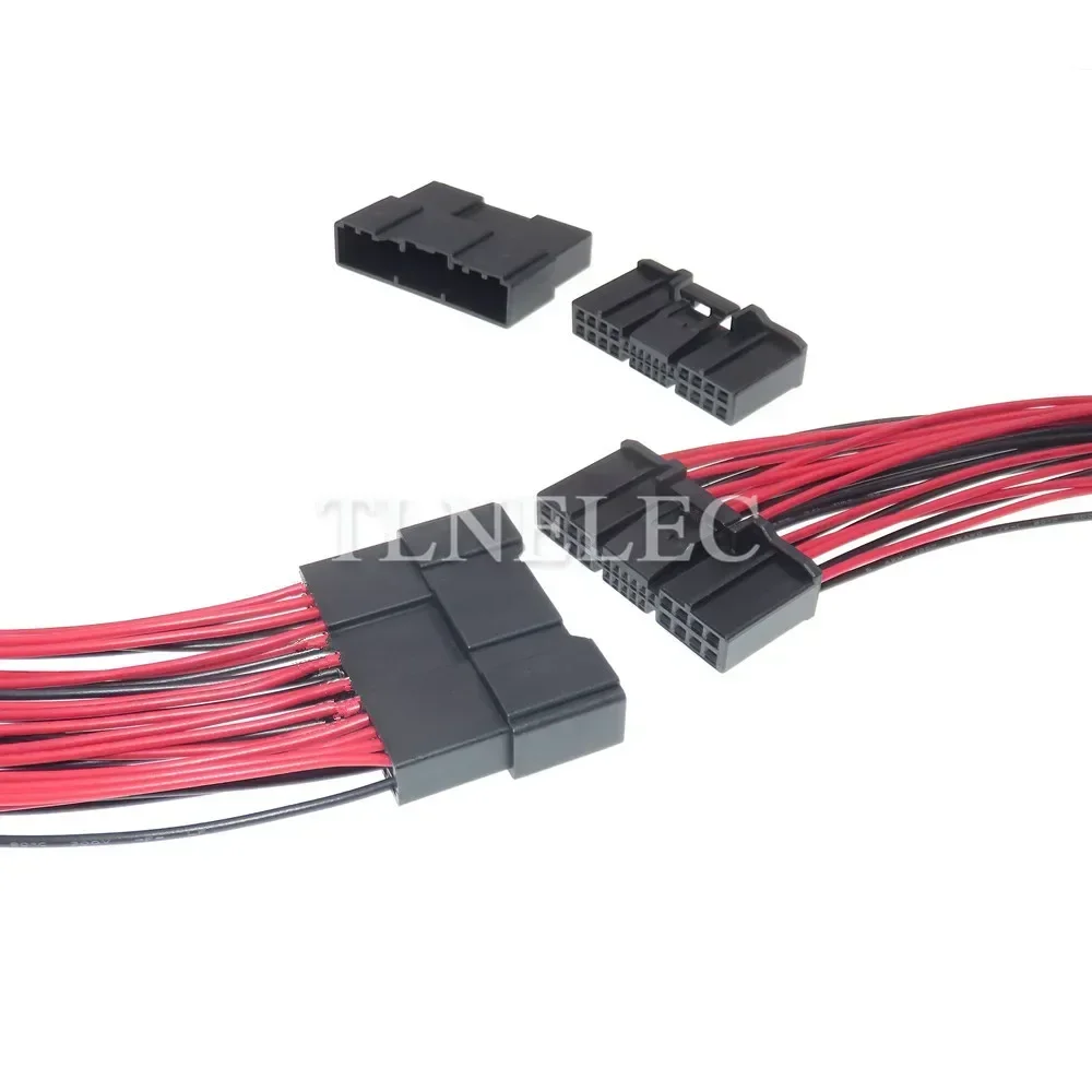28 Pin Way Car Electric Wire Socket With Wires Automotive Electrical Connector For Auto Parts 3-2188225-2