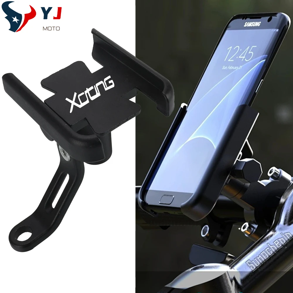 

Motorcycle Accessories Handlebar Handle bar Mobile Phone Holder GPS Stand Bracket For KYMCO XCITING 250 300 400 S400 i TCS 500