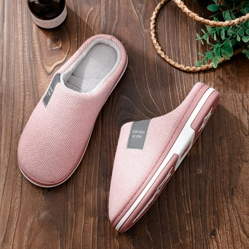 Winter Men's Slippers Warm Cotton Slippers Lightweight Comfortable Casual Shoes Home Indoor Couples Flats Non Slip Soft Slippers image 5