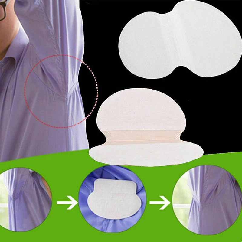 New 50pcs Underarm Armpit Sweat Pads Stickers Shield Guard Absorbing Disposable