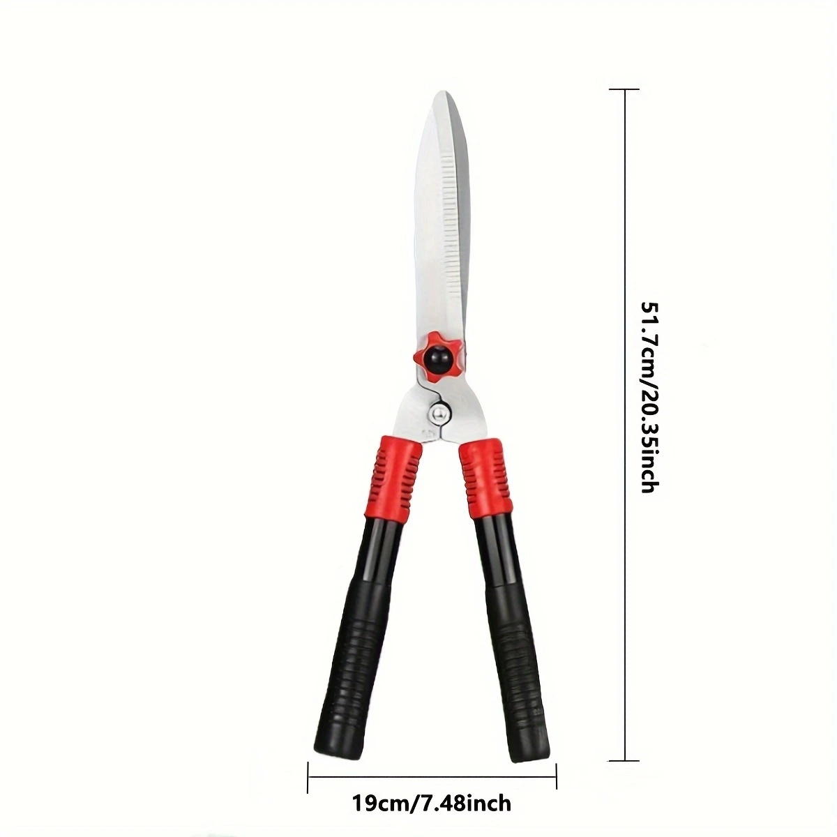 Hedge Shears Retractable Long Handle SK5 Steel Titanium Plated Labor Saving Lawn Pruner Garden Tool with Carry Bag
