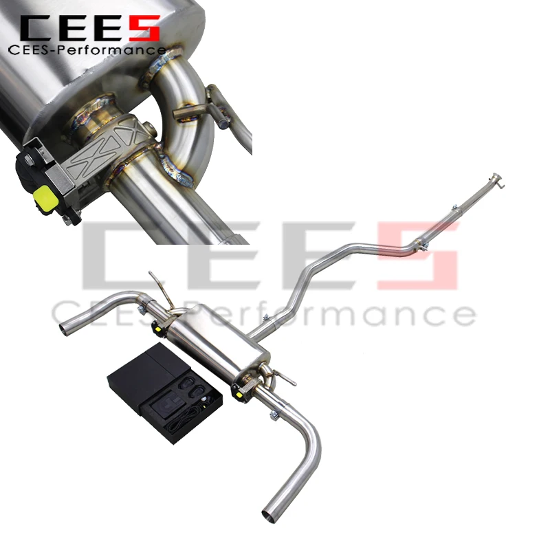 

Полная выхлопная система Cees Valvetronic Catback Decatted Downpipe Mercedes CLA250 2.0T 2014-2021 Performance из нержавеющей стали