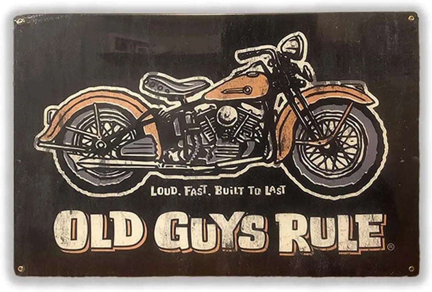 Vintage Metal Tin Sign, Panhead - Gift for Dad, Grandpa, Husband, Father's Day, Birthday - Retro Novelty Wall sign sign sign