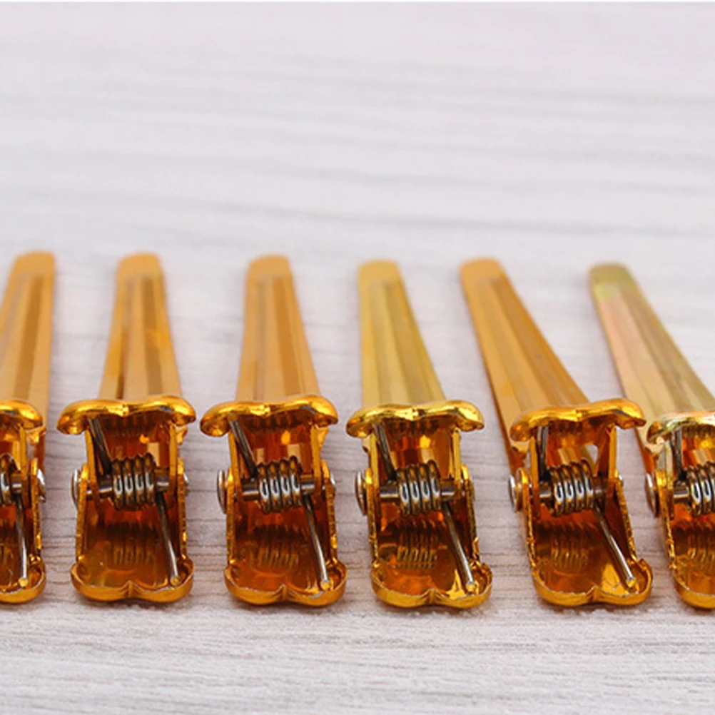

50pcs Colorful Hair Clips Smooth Edge Duckbill Barrettes SalonPerm Women Accessories Styling Perm Hair Clips Aid