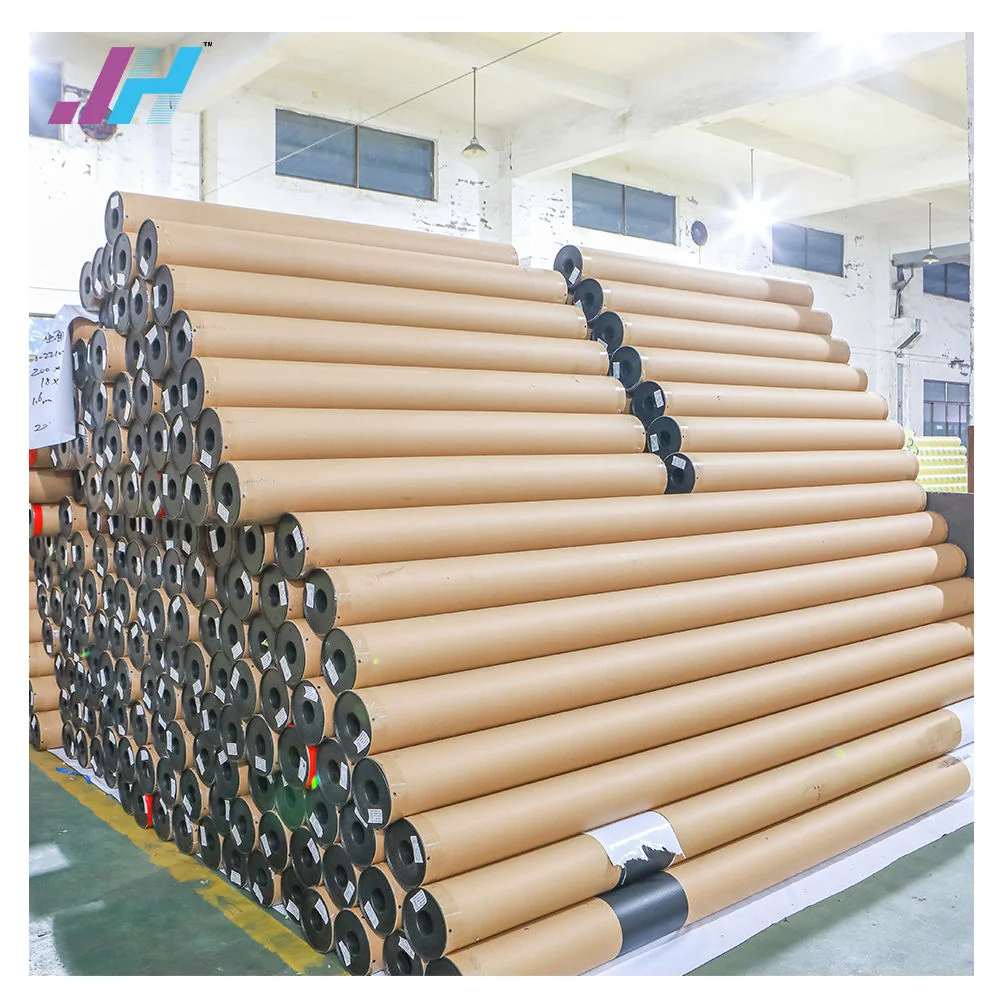 

Fabric Tarpaulin Eco Solvent Printing Glossy Laminated PVC Black Back Flex Frontlit Banner Roll Poster Advertising 340G 440G