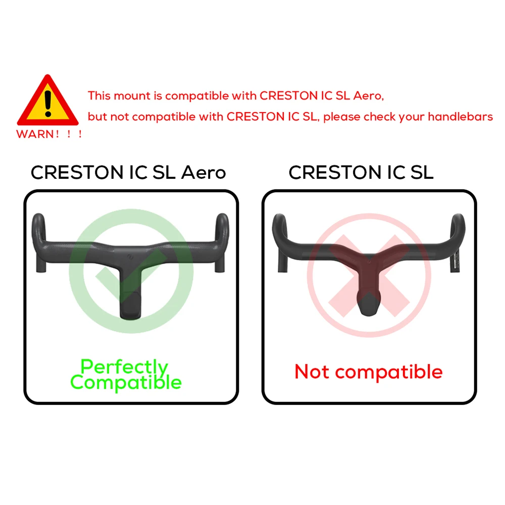 Syncros-montaje frontal Aero para ordenador, montaje para Gopro, velocímetro, GPS, Garmin, Bryton, Wahoo, se adapta a Creston IC Sl Aero Cockpit