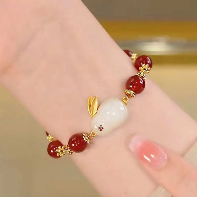 Qian Tu No Quantity Yu Tu Female Ins Light Luxury Minority Design High Sense Bracelet Chinese Valentine's Day Gift for