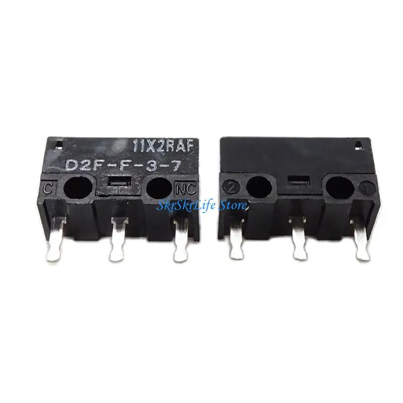 

E65E 10PCS Mouse Microswitch Original D2FC D2F-F-3-7 20M Clicks 0.74N Limit Switches