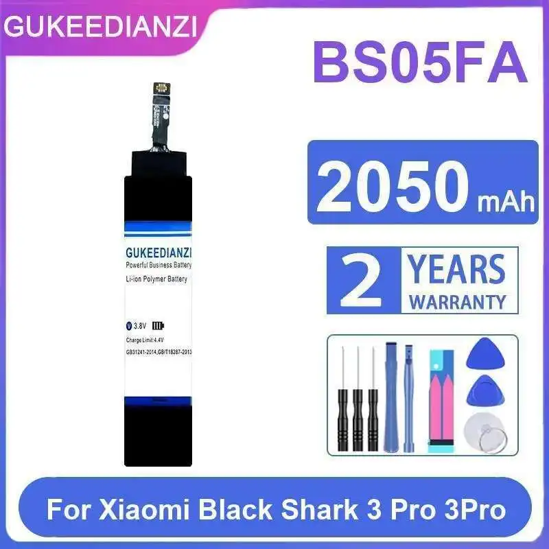 

2050Mah Mobile Phone Battery Long Lasting BS05FA For Xiaomi Black Shark 3 Pro 3Pro