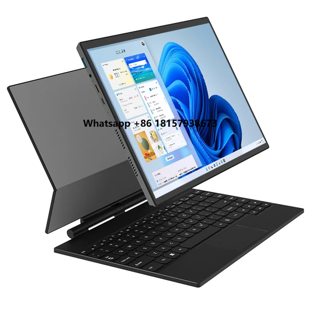 

2024 New 14 Inch 2.2K Touch Screen Win11 N95 16G RAM 1TB 2 in 1 Win11 Tablet with Detachable Magnetic Keyboard Laptop
