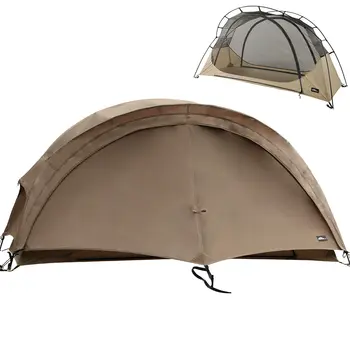 Tenda da campeggio ultraleggera Soomloom con tenda interna indipendente, tenda da campeggio per esterni impermeabile, traspirante e antizanzare 10 best sales tenda multicam - №2