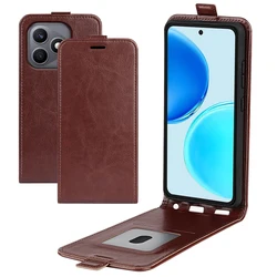 Vertical Open Down Up Flip PU Leather Phone Case For Huawei Honor 400 Lite 500 Pro X8D X9C X9b X50 X60 Pro X8C X6C Magic 8 7 6
