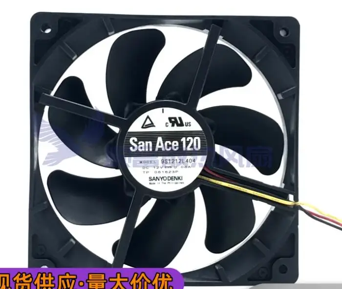 Ltsf لسانيو دنكي 9S1212L404 تيار مستمر 12 فولت 0.08A 120x120x25 مللي متر 3-سلك خادم مروحة التبريد 12 سنتيمتر