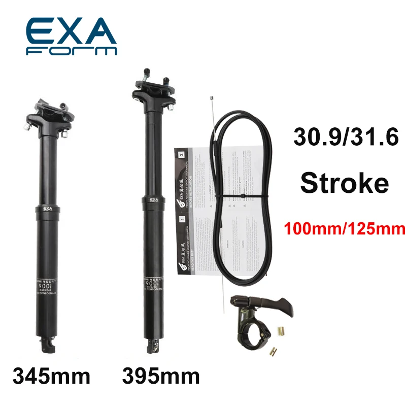 

KS EXA 900i Bicycle Seatpost 30.9/31.6MM Hydraul Tube Internal Cable Remote Routing Control Dropper Mountain Bike Seat Post