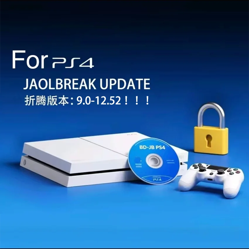 Ultimate PS4 Jailbreak Gold Disc Bootable Eject Payload للبرامج الثابتة 9.0-12.52 ألعاب البيرة والنسخ الاحتياطي الكل في واحد قرص Jailbreak #1