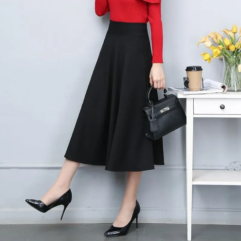 

Female Skirts Midi Women's Skirt Cotton Black Stylish Aesthetic Casual New In Streetwear Premium Harajuku Cheap 2024 Trend V