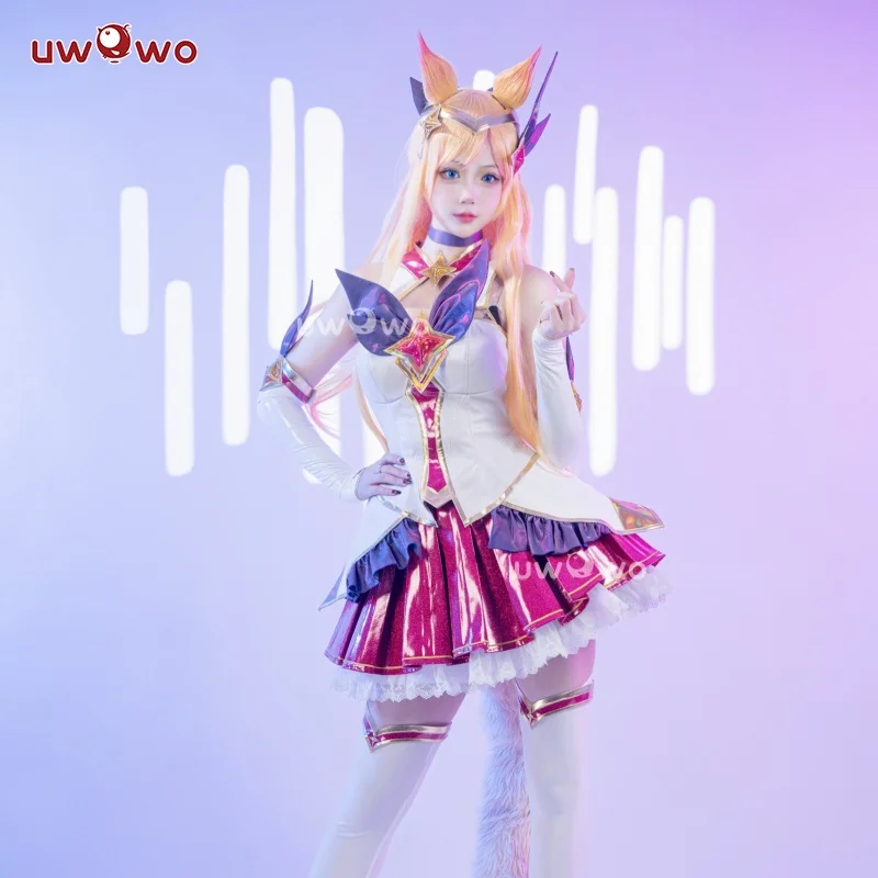 

IN STOCK UWOWO Star Guardian Ahri Cosplay Game K/DA Ahri Xayah Akali Kaisa Cosplay Halloween Costumes