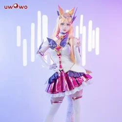 UWOWO Star Guardian Ahri Cosplay League of Legends/LOL: SG K/DA Ahri Xayah Akali Kaisa Cosplay Halloween kostuums