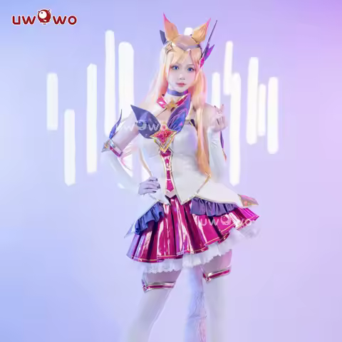 IN STOCK UWOWO Star Guardian Ahri Cosplay Game K/DA Ahri Xayah Akali Kaisa Cosplay Halloween Costumes