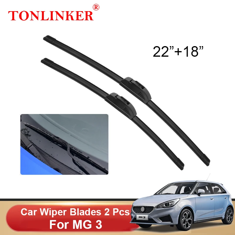 

TONLINKER Car Wiper Blades For MG 3 MG3 2012 2013 2014 2015 2016 2017-2019 2020 2021 2022 Car Accessories Front Windscreen Wiper