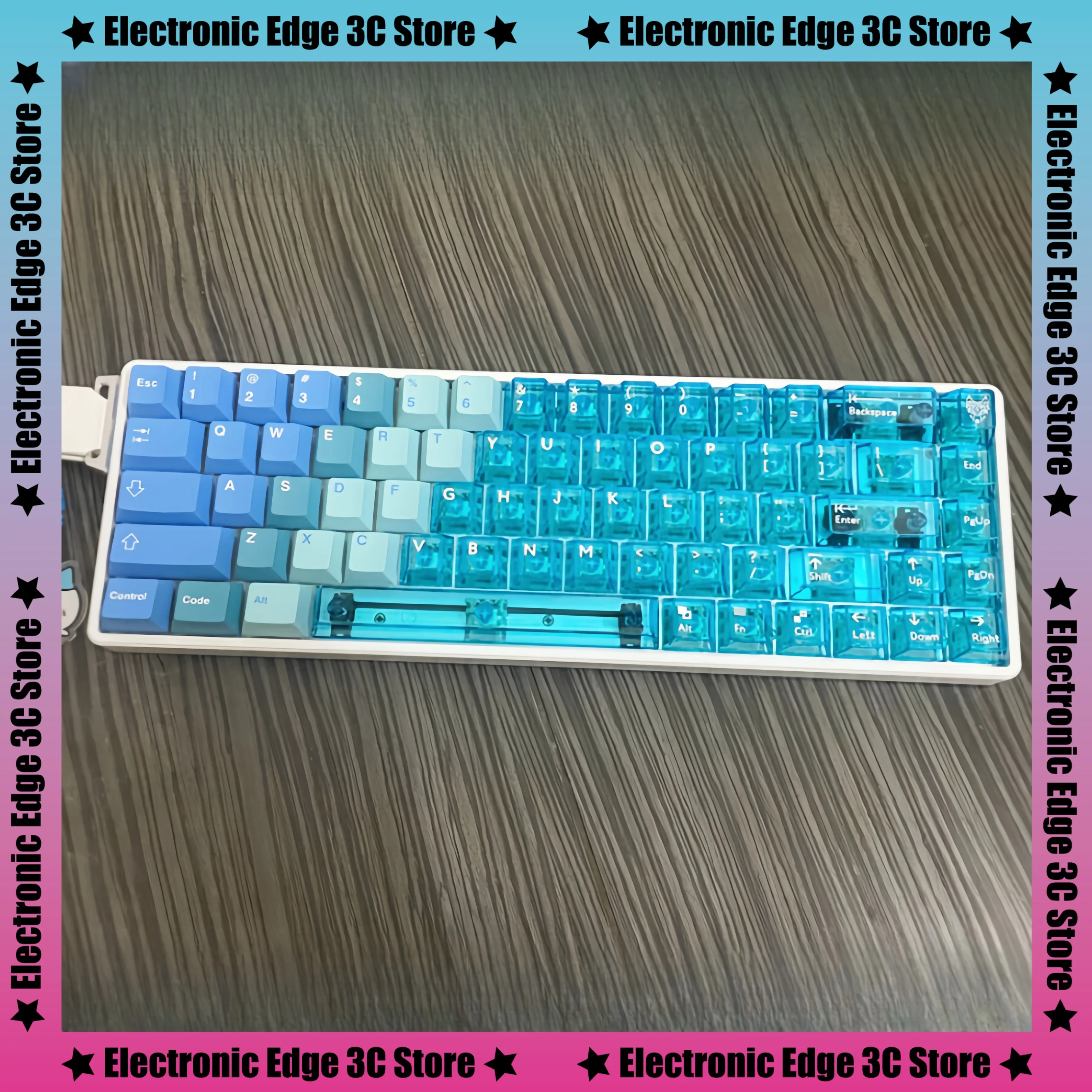 

Hawaii Snow Mountain Keycaps Set Pbt Hot Sublimation+Pc Pad Printing Cherry Profile Suitable For Wooting Mechanical Keyboards