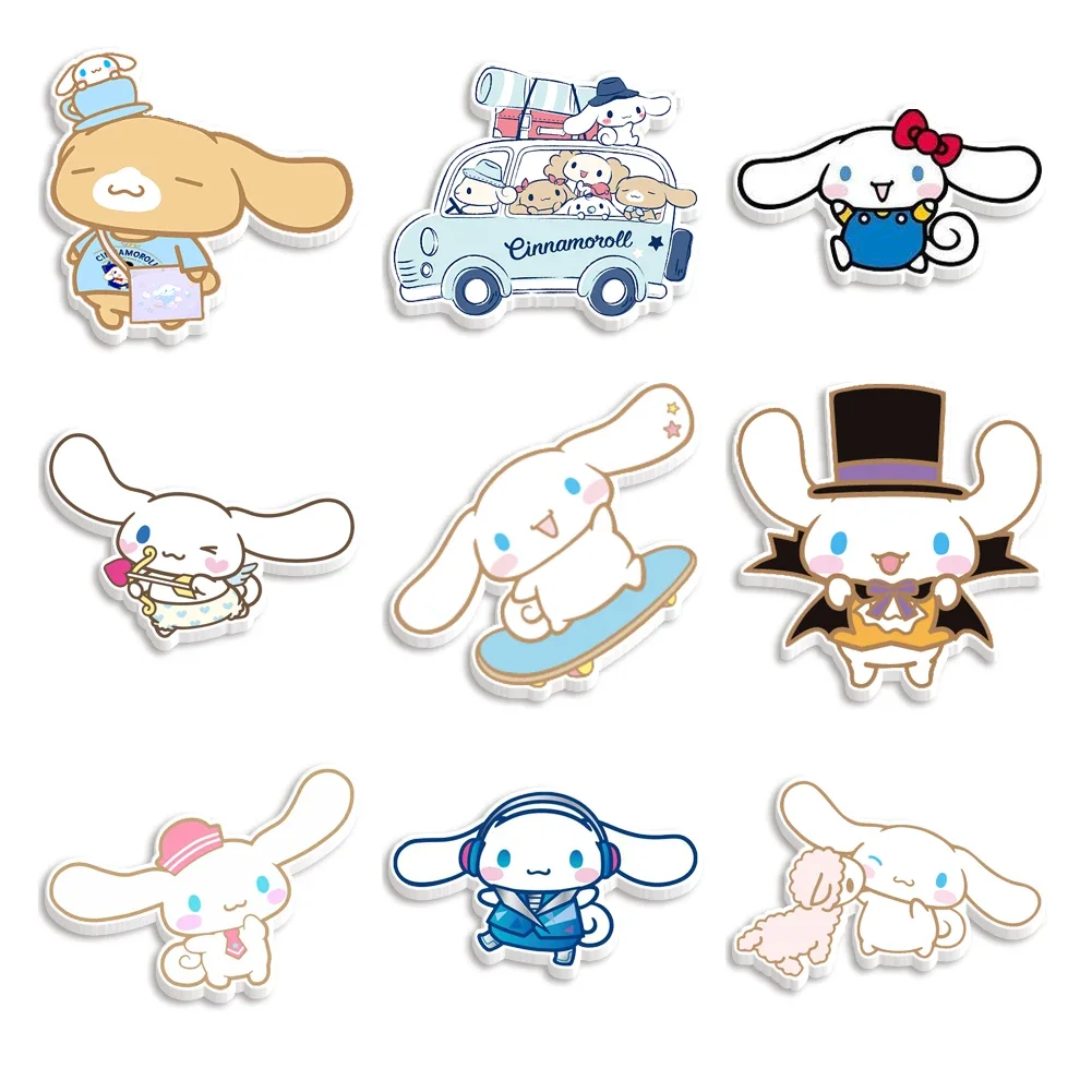 Japan Cartoon Sanrio Cinnamoroll Flat Resin Planar Resin DIY Earrings Home Phone Case Bag Accessories 30 Pieces/Lot