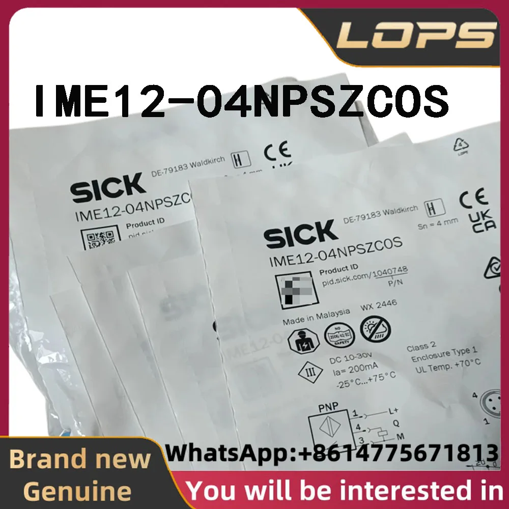 IME12-04NPSZCOS Brand new original SICK proximity switch sensor, Order number 1040748, welcome to consult