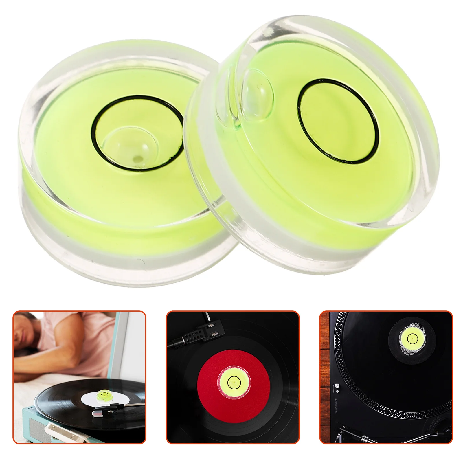 

4Pcs Record Player Stabilizer Balanced Disc Turntable Weight Vibration Buffer Improve Music Enjoyment Balanced Disc Stabilizer