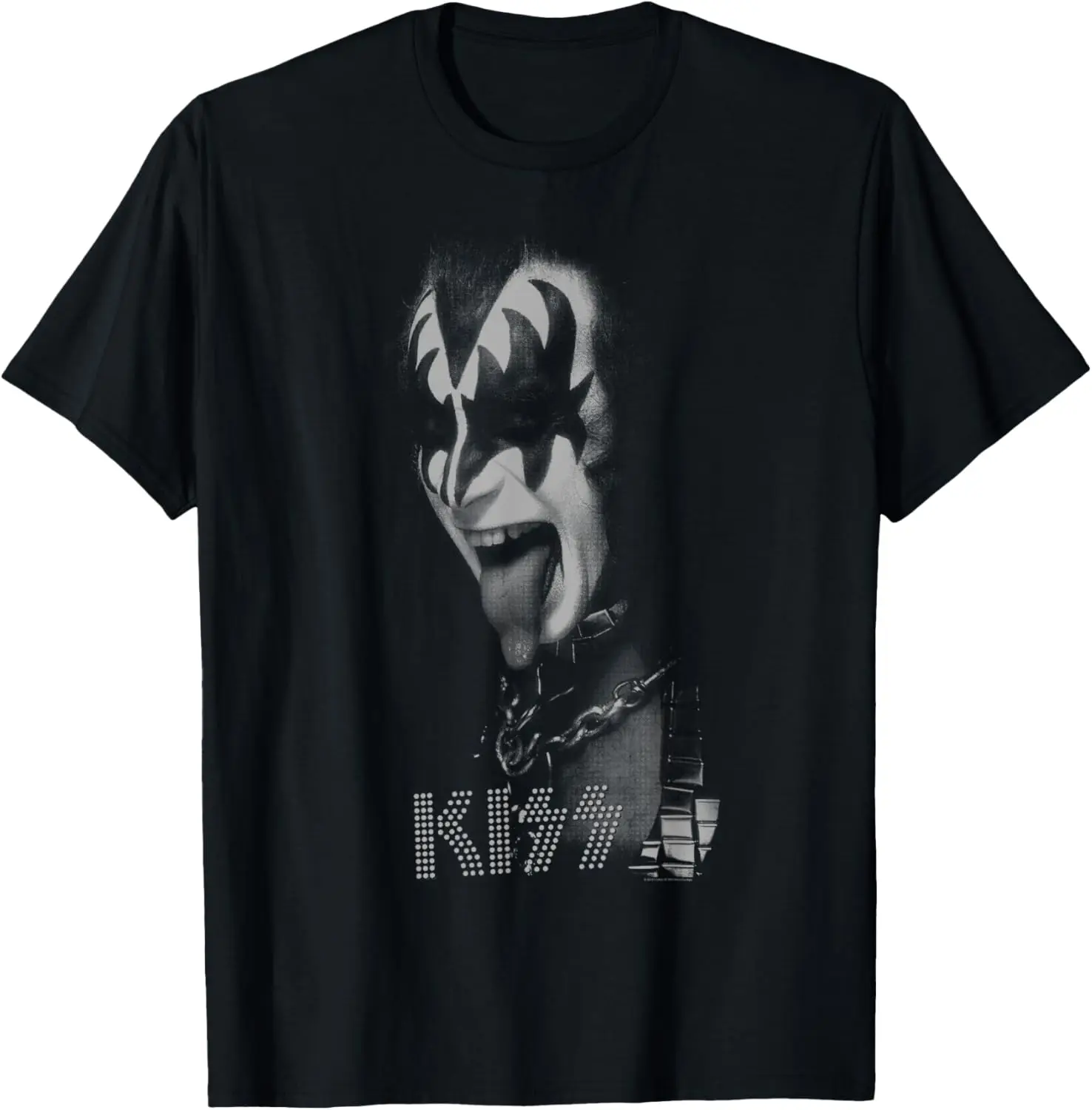 KISS - Gene Black & White T-Shirt